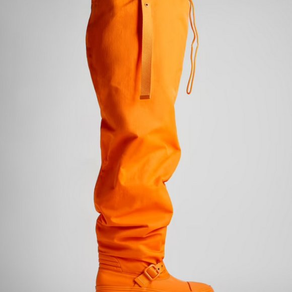 RARE! CamperLab Traktori Above-Knee Boot Orange Vulcanized US SZ12 New/Tags/Box main image 13